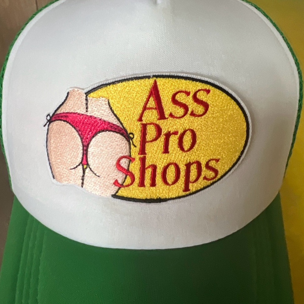 Green and White Cap